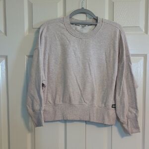 DKNY Women's Crew Neck Sweater - Light Gray